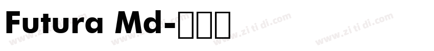 Futura Md字体转换